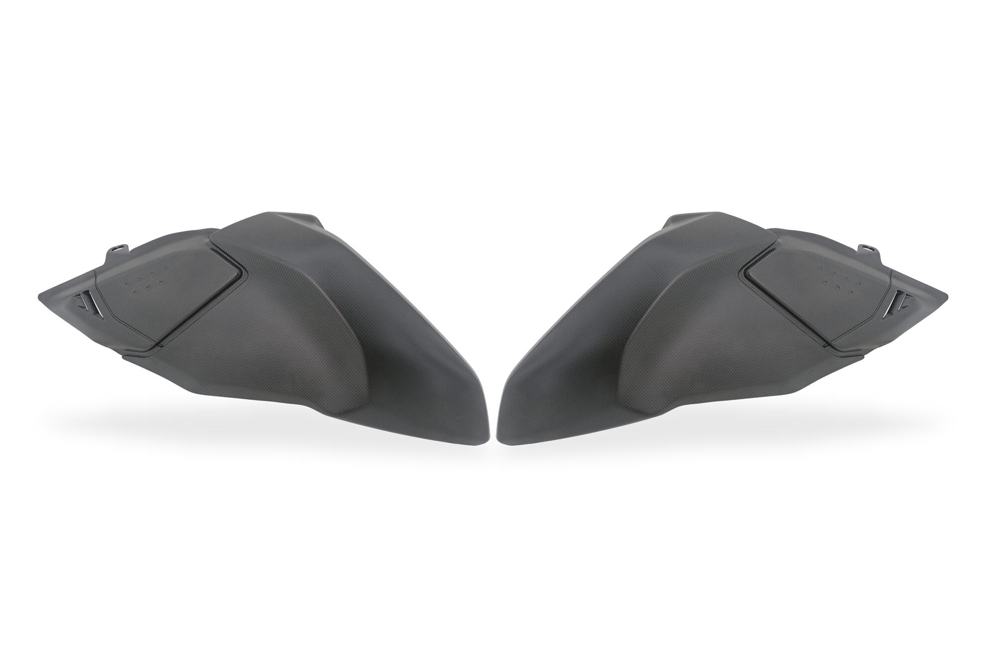 CNC Racing Carbon Fiber Fuel Tank Side Covers (pair) for the Ducati Hypermotard 698 Mono CNC Racing Carbon Fiber Fuel Tank Side Covers (pair) for the Ducati Hypermotard 698 Mono